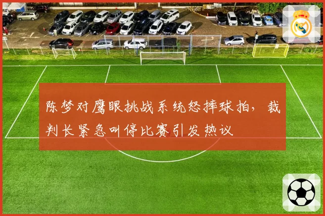 陈梦对鹰眼挑战系统怒摔球拍，裁判长紧急叫停比赛引发热议